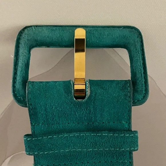 Vintage 80’s Green Suede Belt - Picture 10 of 10